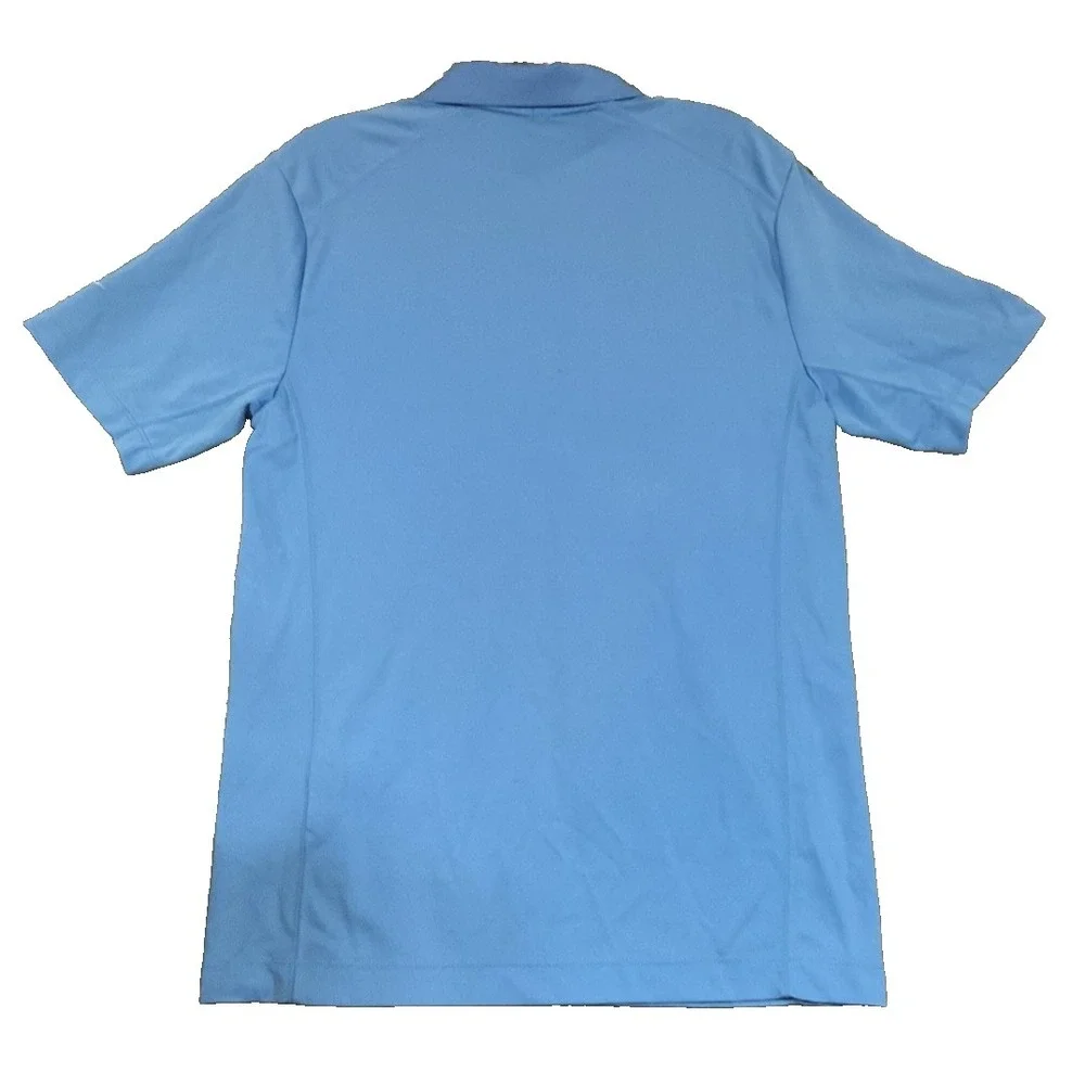 Nike Golf Tour Performance Dri-FIT Polo Shirt Preppy Blue Short Sleeve Sz S